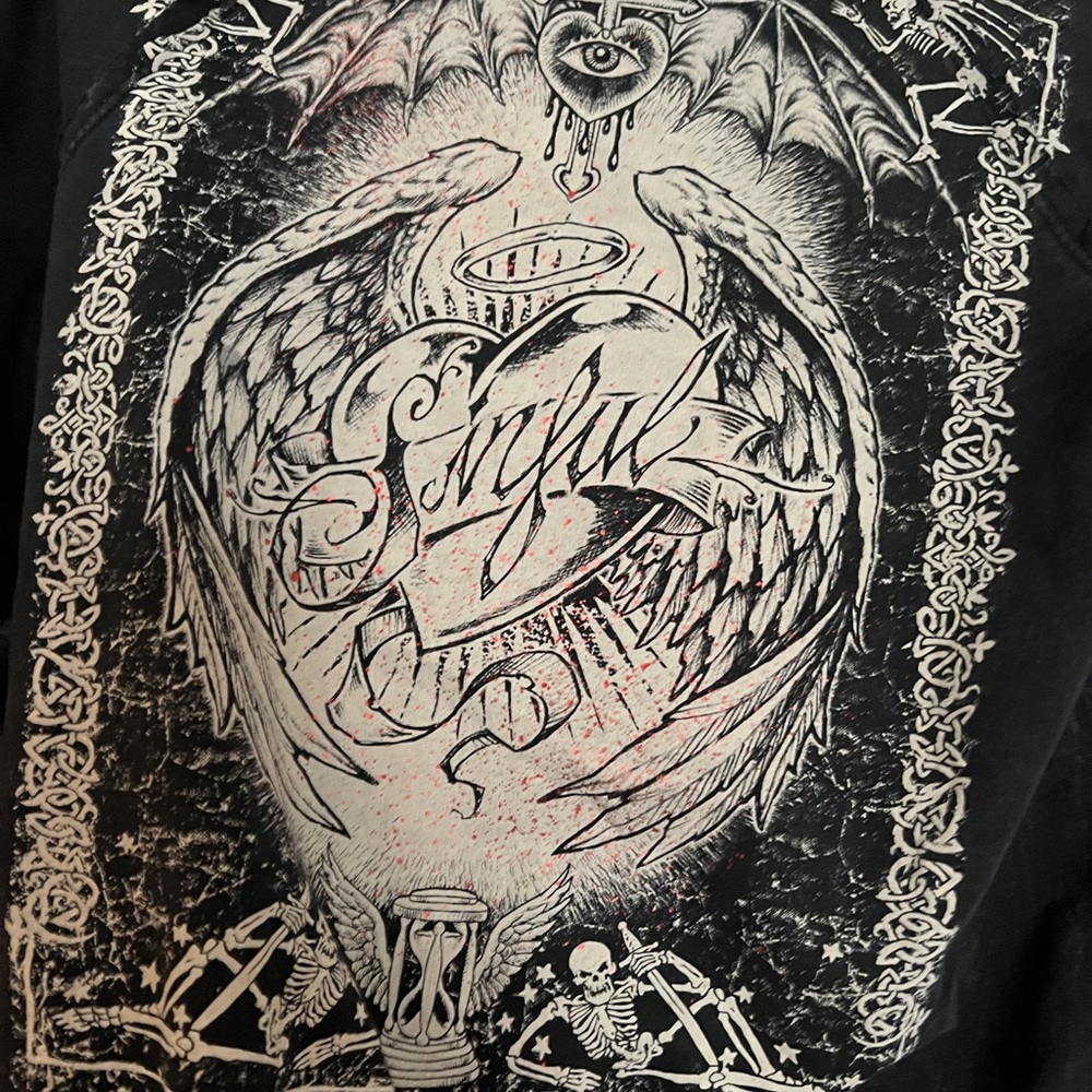 Black Sinful hoodie size medium - Picture 3 of 5